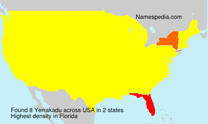 Surname Yerrakadu in USA
