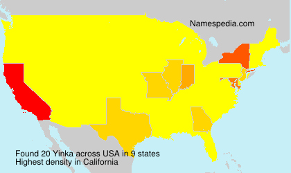 Surname Yinka in USA