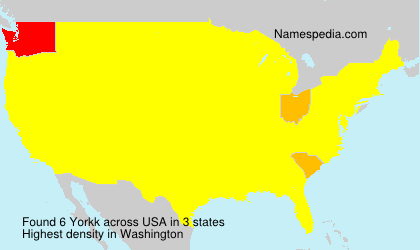 Surname Yorkk in USA Surname Yorkk in USA