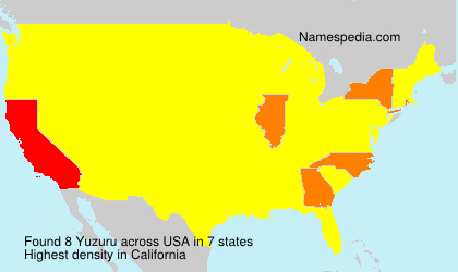 Surname Yuzuru in USA