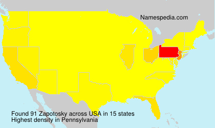 Surname Zapotosky in USA Surname Zapotosky in USA