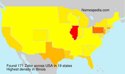 Surname Zator in USA