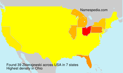 Surname Zbierajewski in USA