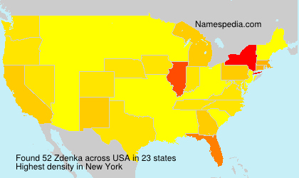 Surname Zdenka in USA