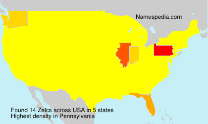 Surname Zelcs in USA