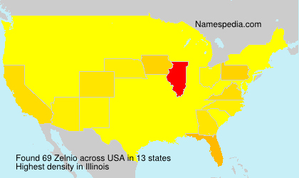 Surname Zelnio in USA