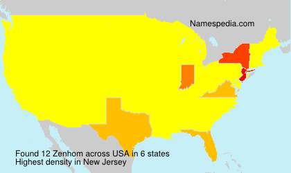Surname Zenhom in USA