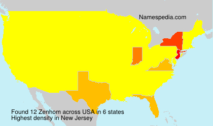 Surname Zenhom in USA Surname Zenhom in USA