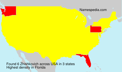 Surname Zhishkovich in USA Surname Zhishkovich in USA