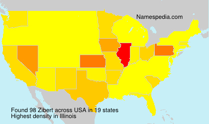 Surname Zibert in USA