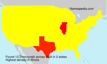 Surname Zmorzynski in USA