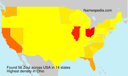 Surname Zoul in USA